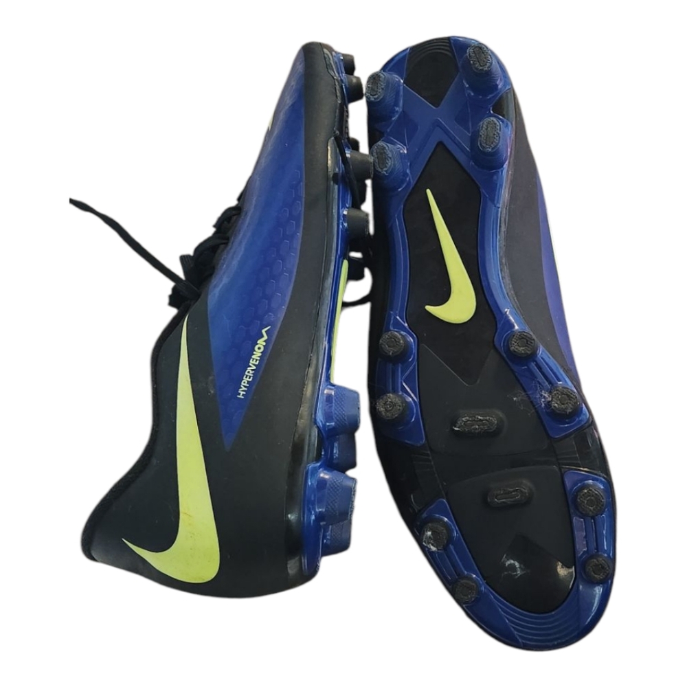 Nike Blue and Yellow Soccer Cleats Mens Size 13 EUC